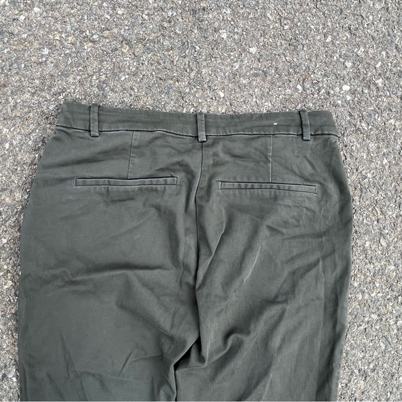H&M OLIVE GREEN CASUAL PANTS WOMENS LARGE   BOHEMIAN SKATER VIBE - Picture 5 of 6